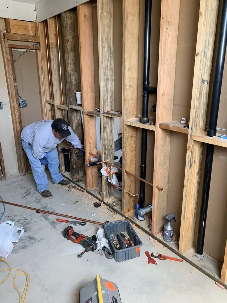 Commercial rough-in plumbing for Commercial Plumbing in Glenolden